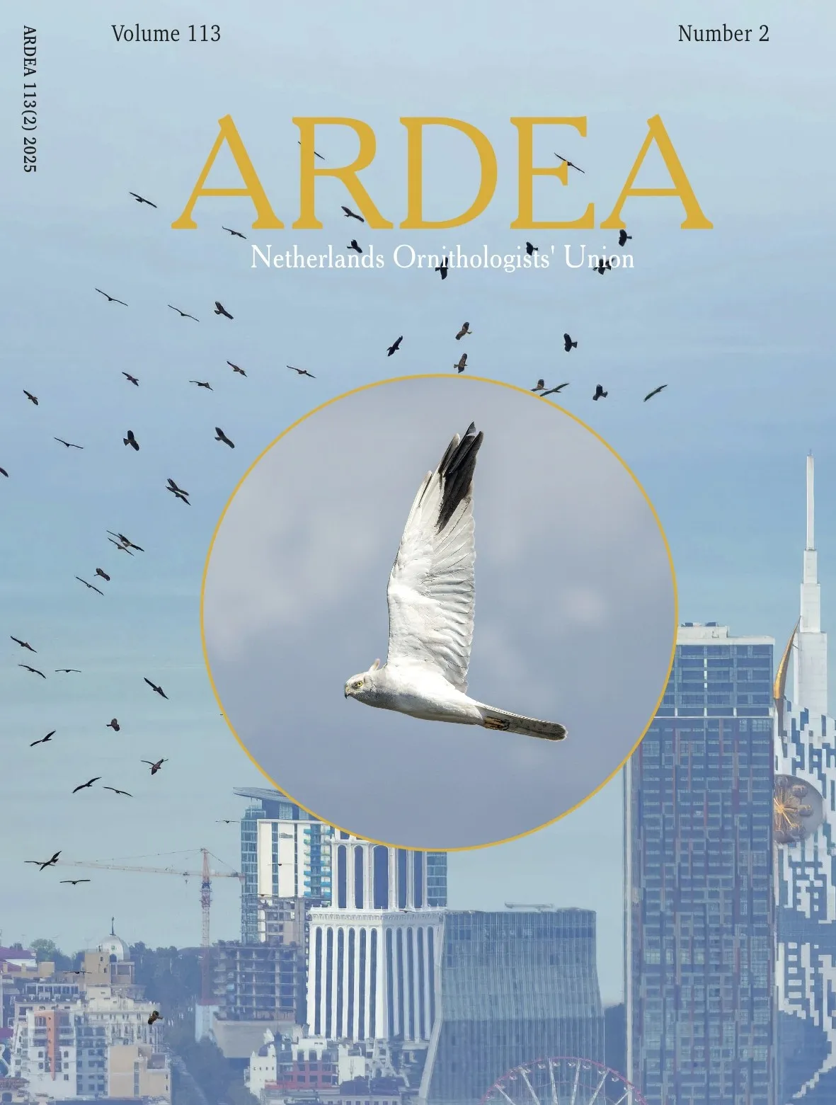 The Ardea journal issue cover featuring this study